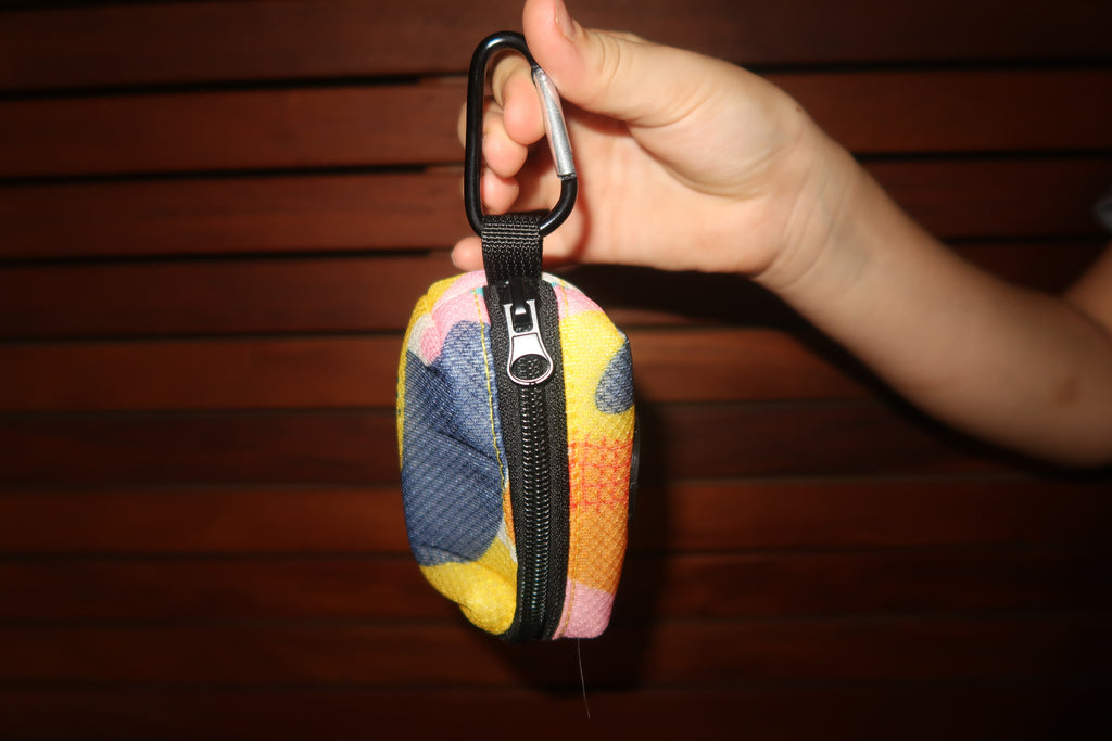 Portable Dog Poop Bag Dispenser with Carabiner